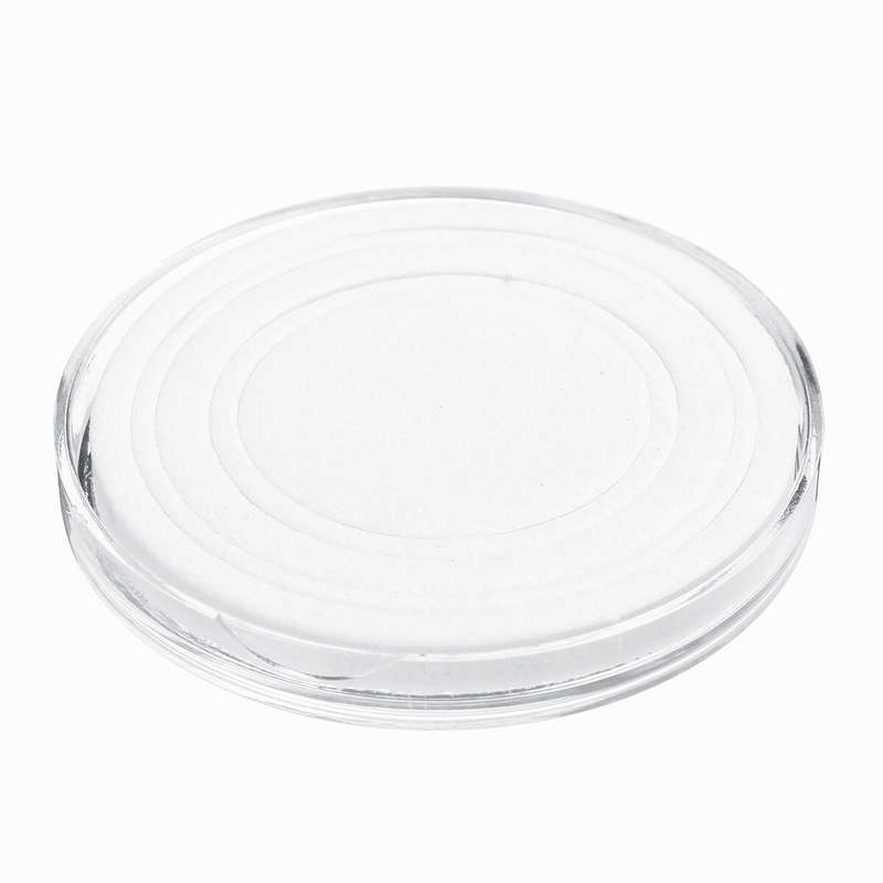 100PCS Rugged Wooden Commemorative Coin Display Case Capsule Holder Storage Collection Box