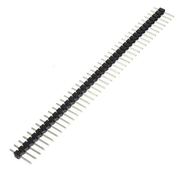 10 Pcs 40 Pin 2.54mm Single Row Male Pin Header Strip Geekcreit for Arduino - products that work wit