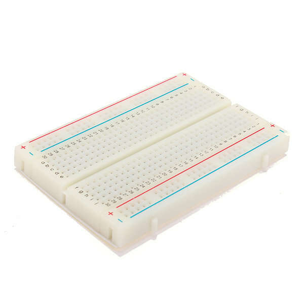 8.5 x 5.5cm 400 Tie Points 400 Holes Solderless Breadboard Bread Board
