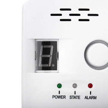 Digital Combustible Gas Leak Alarm Sensor Detector US Plug Propane Butane Natural Gas Detector