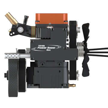 Toyan FS-S100A RC Engine DIY Kit Four-Stroke Methanol Engine Kit with Base and All Start Kits for 1:
