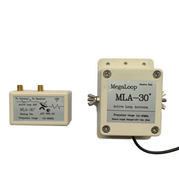 MLA-30 Loop Active Receiving Antenna Low Noise Medium Wave Short Wave Antenna Balcony Erection