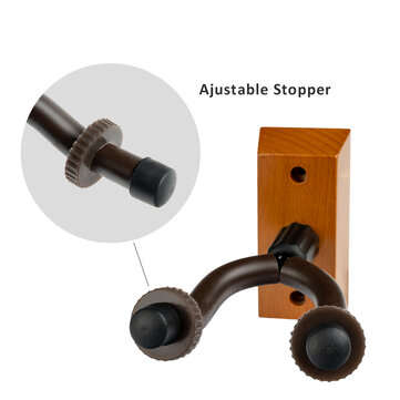 Guitar Wall Mount Hanger Walnut Guitar Hanger Wall Hook Holder Stand for Bass Electric Acoustic Guit