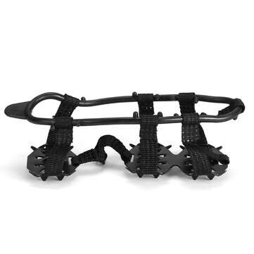24 Teeth Anti-Slip Ice Grips Gripper Shoes Boot Cleats Spike Snow Chain Crampons (SIZE: L)