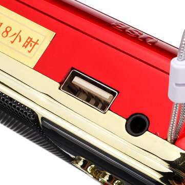 Portable FM 87.5-108MHZ 85dB Radio MP3 Player Stereo Speaker
