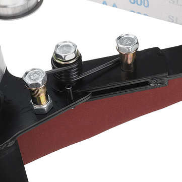 Drillpro Grinder Pipe and Tube Belt Sander Attachment Stainless Steel Metal Wood Sanding Belt Adapte