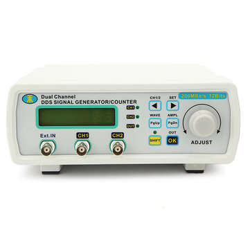 MDS-3200A DDS NC Dual Channel Function Signal Generator Frequency Meter TTL Wave (FREQUENCY: 25MHZ)