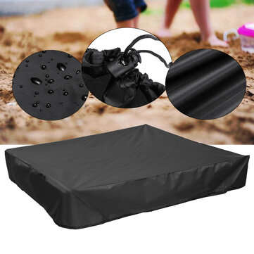 Green Sandbox Sandpit Cover Dustproof Waterproof with Drawstring  (SIZE: 180*180)