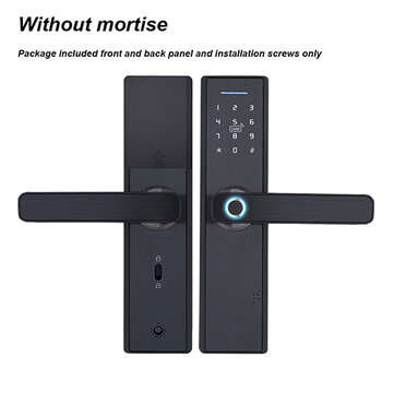 Tuya Electronic Smart Door Lock Wifi Biometric Fingerprint Lock Security Intelligent Smart Lock With