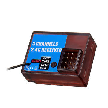 JLB Cheetah 11011 21101 J3 1/10 RC Spare 2.4G 3CH Receiver for EC1009 Remote Control Parts