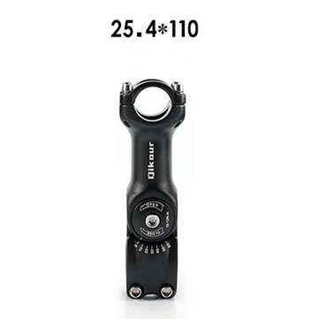 Qikour 25.4/31.8mm 60 Adjustable Bike Stem Riser Road Mountain Bicycle Cycling Acces... (TYPE: .A)