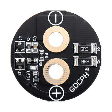 2.7V 500F Super Capacitor Circuit Board Farad Capacitor Voltage Regulator Board Screw Foot Circuit B