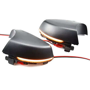 For Volkswagen VW MK5 6R 6C 2009 - 2016 2017 LED Dynamic Turn Signal Light Flasher Flowing Water Bli