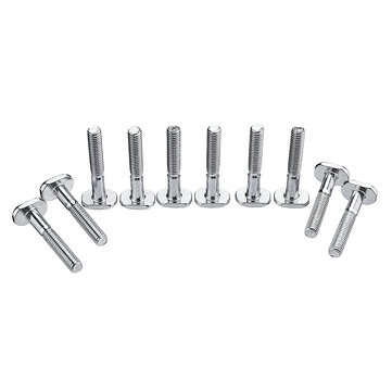 Drillpro 10pcs M6x40mm T-Nut T Sliding Screws For  30 Series Miter Track Woodworking Tool