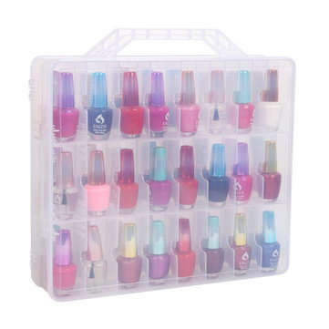 Nail Polish Holder Display Container Case Organizer Storage Box 48 Lattice Salon New