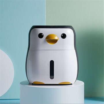 Portable Toilet Paper Holder Penguin Tissue Box Wall Mounted Roll Paper Bathroom Waterproof Storage