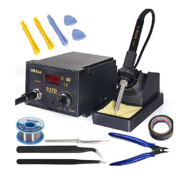 YIHUA 937D 220V/110V Temperature Control ESD Digital Soldering Station Rework Station (PLUG: EUPLUG)
