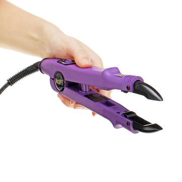 Hot Fusion Guns Heat Connector Iron Wand 100-220 Bonded Hair Extension Tools Kit