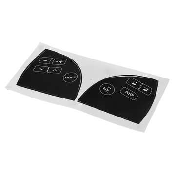 For 2007-2012 Lexu ES350 Matte Black Steering Wheel Button Repair Decals Sticker Repair Button Broke
