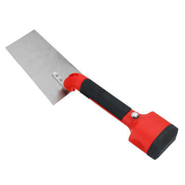 Cordless Electric Stainless Steel Trowel Rubber Handle Builders Masons Shake Plastering Tool
