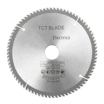 185mm 80 Teeth Circular Saw Blade with 3pcs Reduction Rings Fits for 190mm Saws