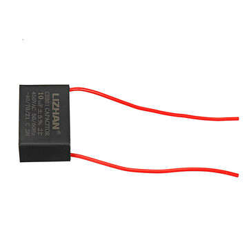 10pcs CBB61 450V 10uf Starting Capacitance AC Fan Capacitor CBB Motor Run Capacitor 450V 10F