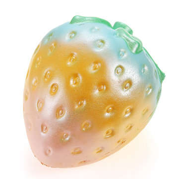 NO NO Squishy Rainbow Colorful Strawberry Jumbo Slow Rising With Packaging Collection Gift Toy