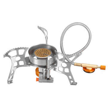 4000W Foldable Mini Gas Burner Portable Camping Stoves Picnic Furnace Outdoor Travel