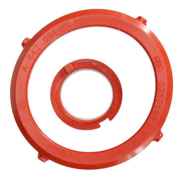2pcs Red Turbo & Breather Intake Seal Kit For Mercedes-Benz OM642 #A6420940080 #A6420940580