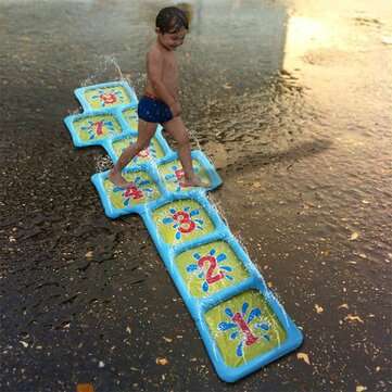 170x60CM Inflatable Spray Water Cushion Summer Kids Play Water Mat Outdoor Lawn Games Pad Sprinkle P