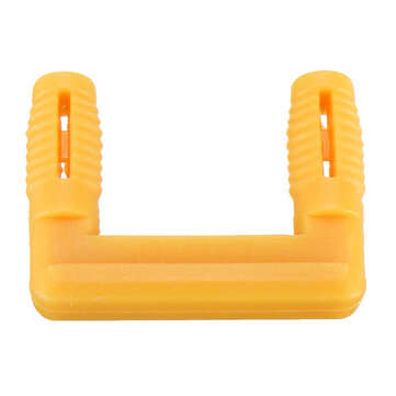10pcs U-shaped Wood Board Connector Plastic Stealth Right Angle Fixed Cabinet Hinge Buckle Lock Furn