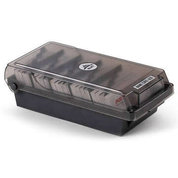 JIELISI 867 4 Divider Board Business Card Box Large Capacity File Index Card Storage Box Office Stor