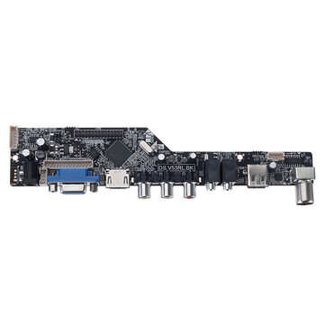 TV+HDMI+VGA+AV+USB+Audio TV LCD Driver Board Controller Board DIY Kit For 15.4 Inch Lp154W01 B154Ew0