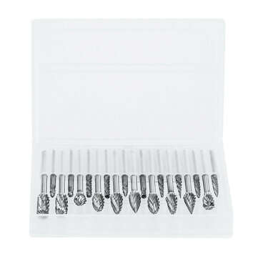 20pcs Tungsten Carbide Steel Rotary Burr Die Grinder Bit Carving Set
