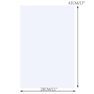 50Pcs 28x43cm WaterProof Inkjet Transparency PET Film for Screen Printing