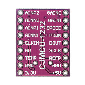 10pcs CJMCU-1232 ADS1232 Analog-to-Digital Converter Board ADS1232IPWR Ultra Low Noise