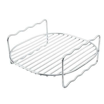6 Pcs Air Fryer Accessories Set Baking Pizza Pan Cake Barrel Cooking Kit Kitchen