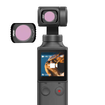 URUAV FP-2 Camera Lens Filter ND4/ND8/ND16/ND32/CPL/STAR/NIGHT for FIMI PALM Pocket ... (MODE: ND16)