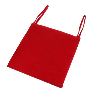 Cotton Linen Chair Mat Square Dining Chair Cushion Pad Garden Home Office Furniture ... (COLOR: RED)