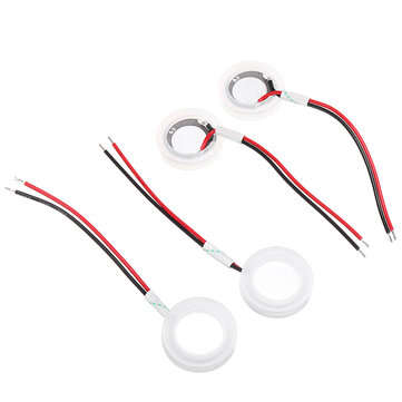 4pcs 20mm 1.7MHZ Ultrasonic Mist Maker Fogger Ceramics Discs with Wire Sealing Ring