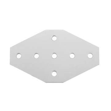 Machifit Aluminum 7 Holes Join Plate Corner Bracket for 2020 V-slot Aluminum Extrusions Profiles CNC