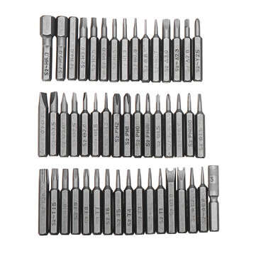 Drillpro 49Pcs Hex Shank Screwdriver Bits Set With Magnetic Screw Handle Tools Rotating Energy Screw