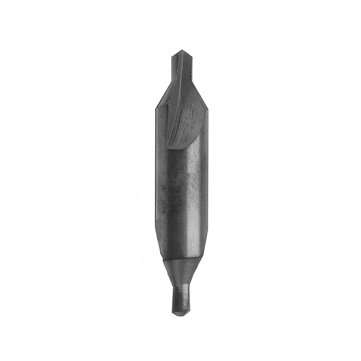 Drillpro 6pcs 1/1.5/2/2.5/3/5mm Nitride Center Drills 60 Degree HSS Countersink Drill