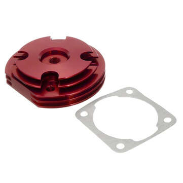 2 Stroke Engine Motorized Bike Cylinder Head Cover+Gasket For 49/60/66/80cc (COLOR.: RED)