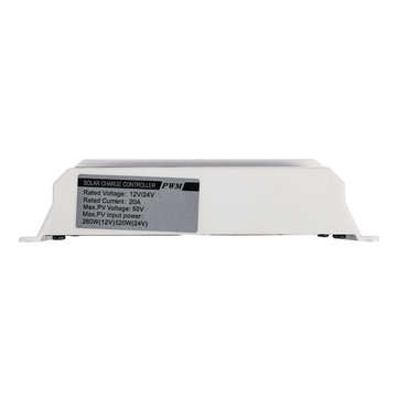 10A 12V/24V PWM Solar Panel Charge Controller Li-ion & Lead Acid Battery Charger USB LCD Display