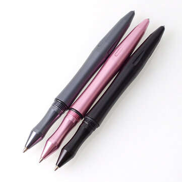B5 14.3cm Tactical Pen Multi-Function Tungsten Steel Alloy Attack Head Ballpoint ... (COLOR.: BLACK)