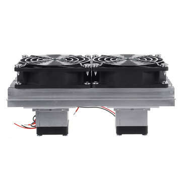 DIY Dual Core Single Cooler Semiconductor Refrigeration System Kit Small Refrigerator Kit Equipment