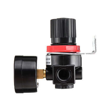 LAIZE AR2000 Air Pressure Regulator Pneumatic Pressure Regulator Valve G1/4 Port for Compressed Air