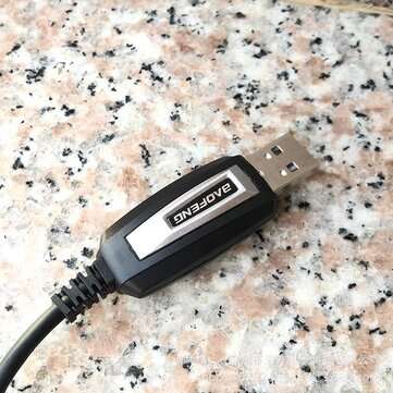 BAOFENG 2 Pins Plug USB Programming Cable for Walkie Talkie UV-5R BF-888S for Kenwood Wouxun Walkie
