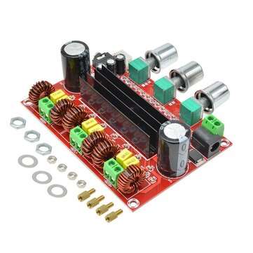 XH-M139 TPA3116D2 2x 80W +100W 2.1 Channel Digital Subwoofer Power Amplifier Board TPA3116*2 3 Chann